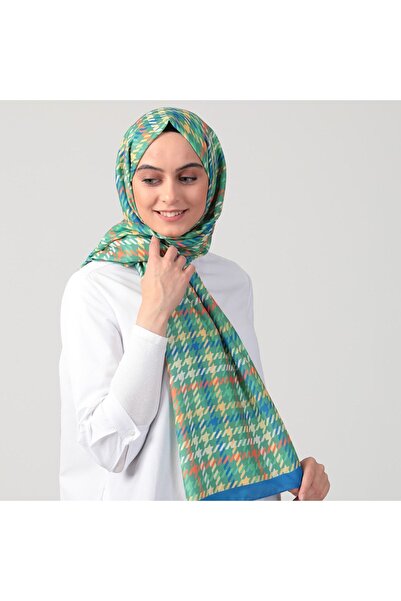 ipekistanbul Бавовняний шовковий шаль - Візерунок «Казайга» - Фісташковий