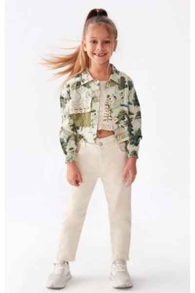 N.K. UNSEA Girl's White Jeans White