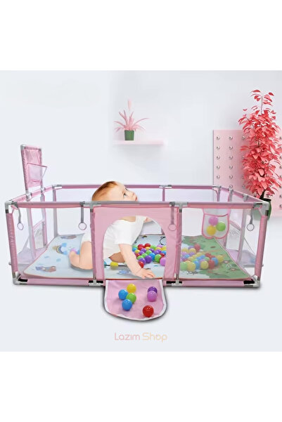 Lazım Shop Çocuk Oyun Parkı Futbol Sahası Yürüme Öğrenme Çiti Yüksek Korumalı Basketbol Potalı
