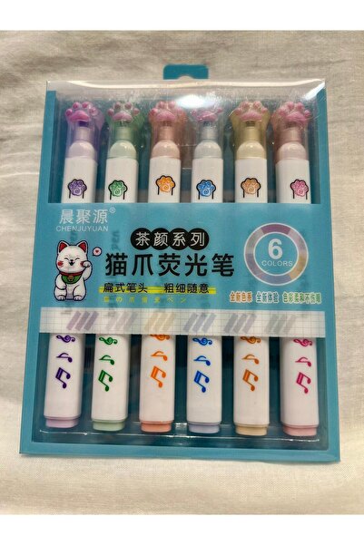 VİOLE ACCESSORİES Patili Keçeli Kalem/ Patili Fosforlu Kalem