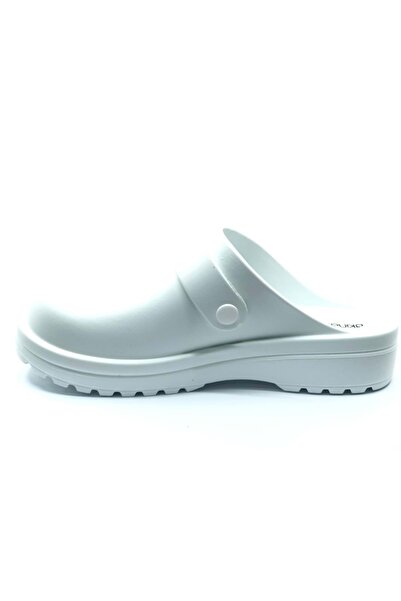 KOCAMANLAR Sabo Doctor and Nurse Slippers Thick Sole Orthopedic Men's Slippers White