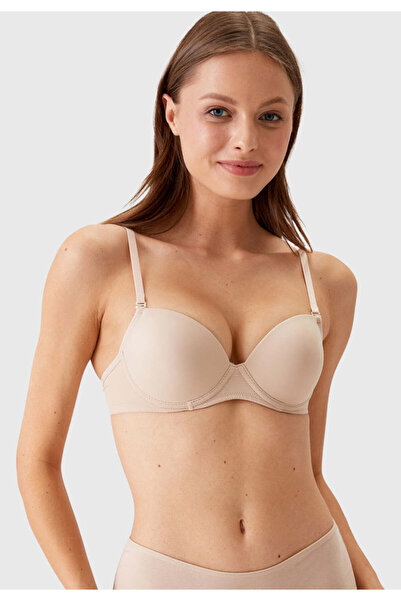 Pierre Cardin Economic Pack of 2 6351-3 Black Skin Madrid Non-Support Lace and Micro Bra Set (Slip with Gift)