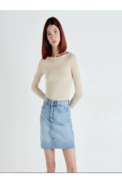 Ltb KADIN JEAN ETEK BUZ MAVİSİ