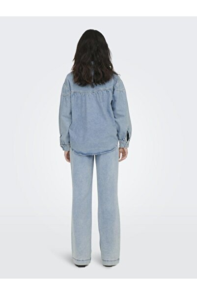 ONLY Γυναικεία - Μπλε πουκάμισο Onlani LS, LB DNM Jacket, Cro Jean 15284611-Ανοιχτό μπλε