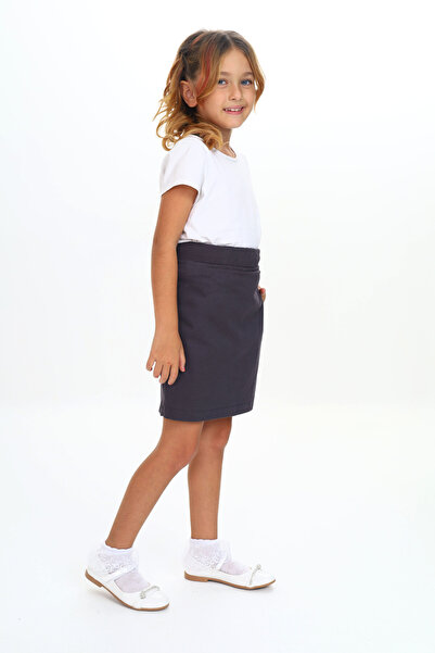 e-çocuk Fusta scurtă pentru școală pentru fete cu talie elastică 8637