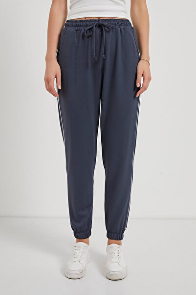 Arma Life Women's Smoked Jogger Sweatpants with Elastic Waistband