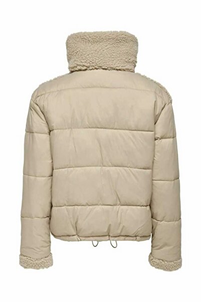 ONLY Бежева жіноча коротка куртка - Onlerika Mix, Life CC, Otw Ceket 15322078-Humus