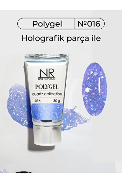 Nail Republic Kalıcı Oje Protez Tırnak PolyGel 016 Quartz collection (30 gr)