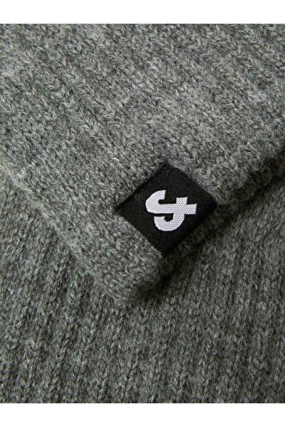 Jack & Jones Men's Gray Jacbarry Knitted Gloves Noos Gloves 12159459-Greymelan