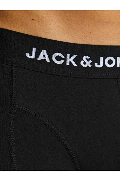 Jack & Jones Ανδρικά μαύρα εσώρουχα Jacblack Friday Trunks 5 Pack Box Ln Boxer 12167028-Μαύρο