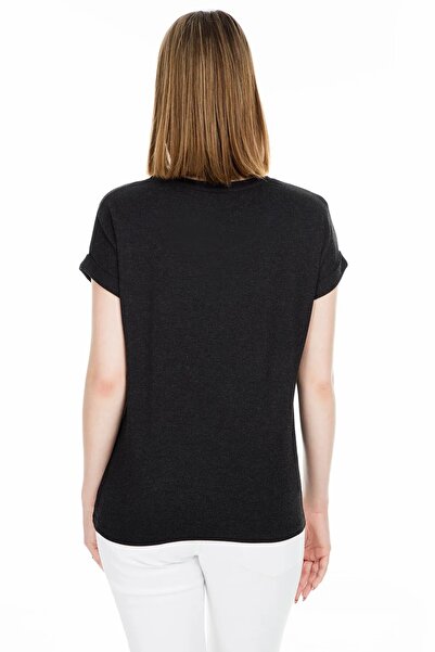 ONLY Γυναικείο μπλουζάκι Onlmoster S/s O-neck Top Noos Jrs 15106662-Μαύρο