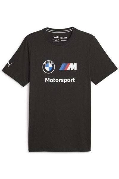 Puma 621314 BMW MMS ESS Logo Tee Bmw Team Ανδρικό T-Shirt ΜΑΥΡΟ