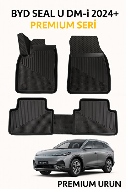 Black Gold Byd Seal U Dm-i 2024+ Uyumlu 3D Oto Paspas Havuzlu Premium