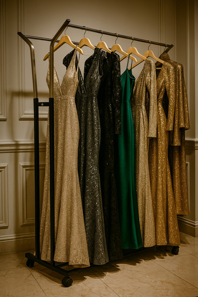 HOMEBELLA V Adjustable 125 cm Metal Garment Clothes Rack with Wheels Portable Donkey Display Rack