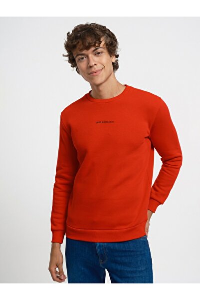 Loft Men's Red Lf 2034268 White m Sws Sweatshirt Lf2034268-Carol