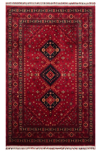 akbel halı & yatak exclusive home design Nostalji 961 Kırmızı - Özel Tezgâhla...