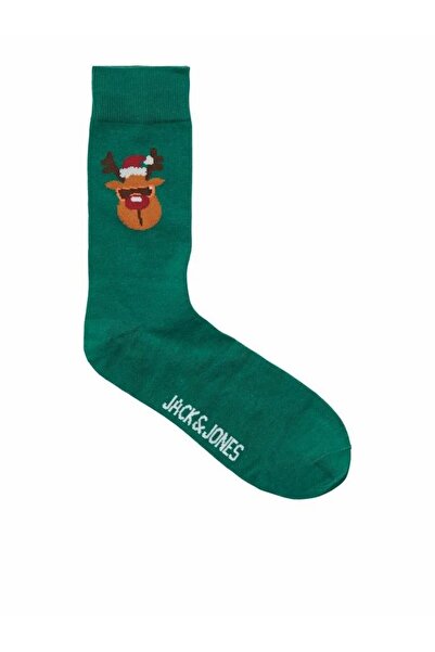 Jack & Jones Erkek Kırmızı Jaccool Xmas Socks Giftbox Çorap 12246163-Riored