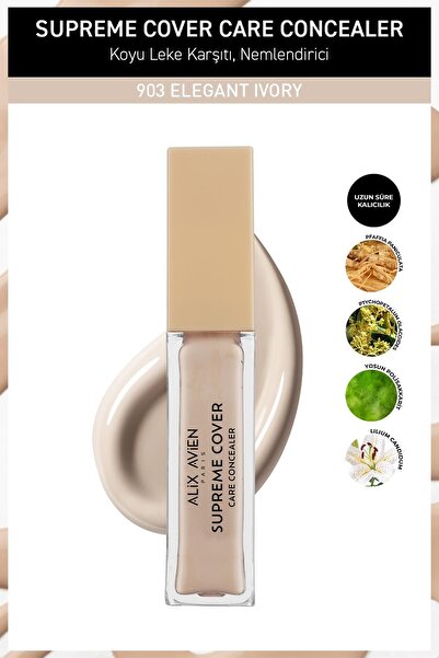 Alix Avien Kalıcı,Nemlendirici,Hücre Onarıcı Leke Karşıtı Kapatıcı - Supreme Cover Concealer 903 Elegant Ivory