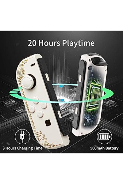 OEM Controller JOYCON Zelda Tears of the Kingdom Alb