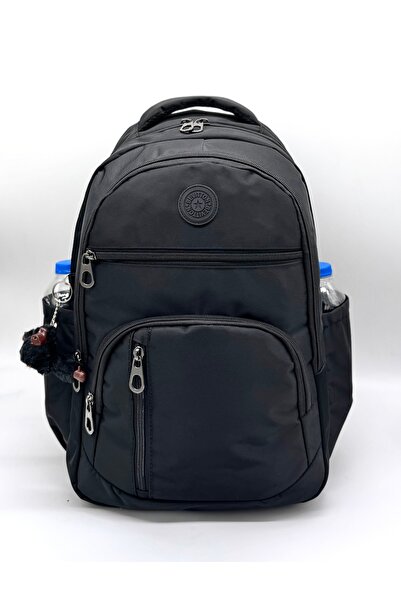 Bevitton Water Resistant Daily Use School Backpack Unisex School Bag 1710 Black Satin