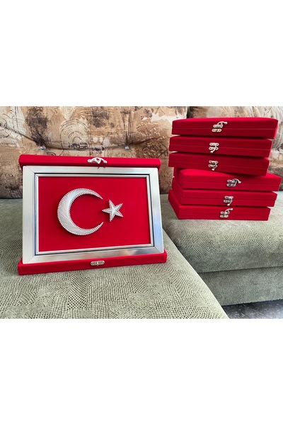 AGK SANAT EVİ FİLOGRAFİ PLAKET KUTU BAYRAK
