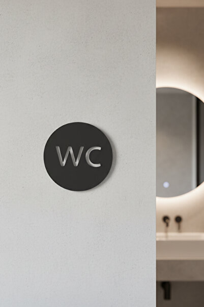 oalpo WC Tabelası, Tuvalet Levhası, Kadın Erkek Tabela