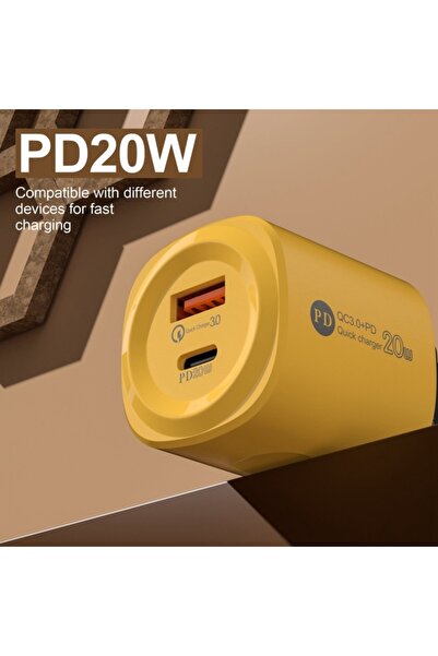 OEM Dual Charging Adapter PD 20W, USB+PD