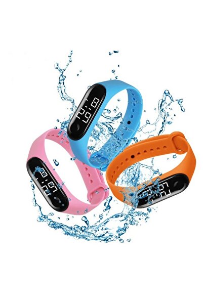 Onkatech Dijital Dokunmatik Led Ekran Su Geçirmez Figürlü Çocuk Kol Saati Bileklik 2023