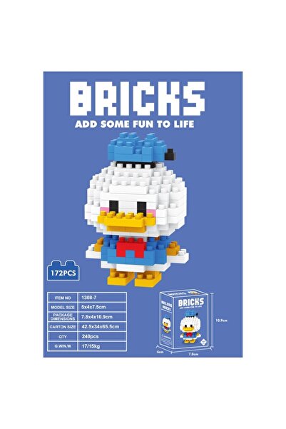 OEM Construction Set 172 Pieces with Donald Duck Minifigure
