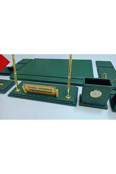 Yeşilsümen ~BODRUM~YEŞİL 3 KATMANLI KİŞİYE ÖZEL İSİMLİKLİ LÜX TASARIM SÜMEN VE MAKAM TAKIMI