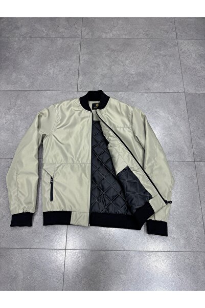 AZR معطف طيار شتوي مبطن من الداخل للرجال