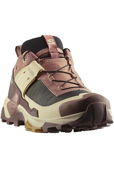 Salomon X Ultra 5 Gtx W Gore-Tex® L47726000 Patika Koşu Unisex Outdoor Ayakkabı BEJ