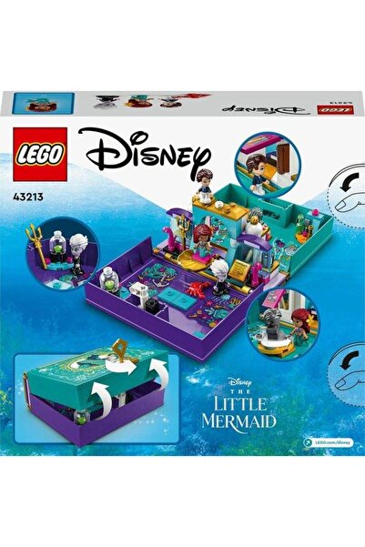 LEGO كتاب قصص حورية البحر الصغيرة من ديزني 43213