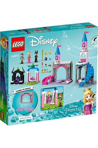 LEGO ® ؟ Disney™ Aurora's Castle 43211 - تتميز بالجمال النائم لمحبي الأميرة من عمر 4 سنوات فما فوق