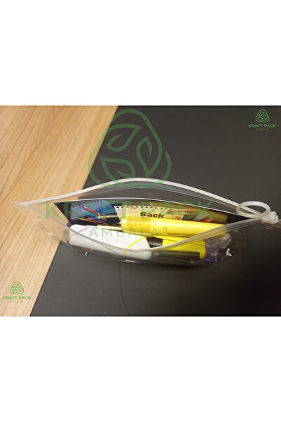Kraftpack ŞEFFAF HALKA İLAVELİ KİLİTLİ POŞET 10X24 KÖRÜKLÜ -3ADET