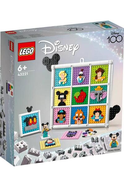 LEGO مجموعة ألعاب الرسوم المتحركة ديزني 100 سنة - 43221 (1022 قطعة)