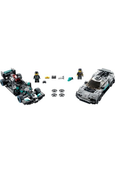 LEGO أبطال السرعة مرسيدس AMG F1 W12 E الأداء ومرسيدس AMG Project One 76909 (564 قطعة)