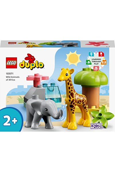 LEGO ® DUPLO® Vahşi Afrika Hayvanları 10971 - 2 Yaş ve Üzeri Çocuklar için Yapım Seti (10 Parça)