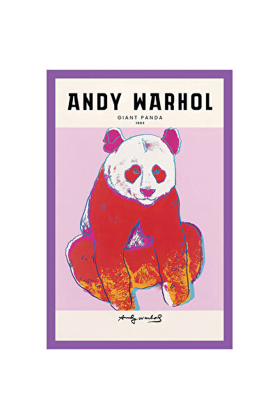Hi Kami أندي وارهول – بطاقة ملاحظات وهدية ديكور بوب آرت بتصميم الباندا اللطيف...