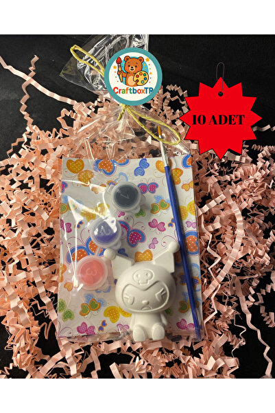 CRAFTBOXTR HEDİYELİK KUROMİ TAŞ BOYAMA SETİ Kendin Yap, Doğum Günü, Karne,etk...