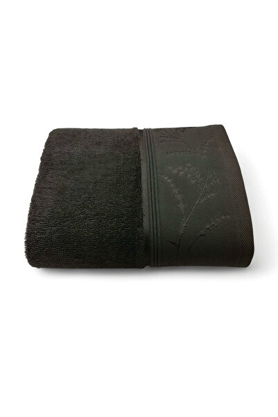 Özdilek Ditsy Towel 4 Pieces - Anthracite Plum