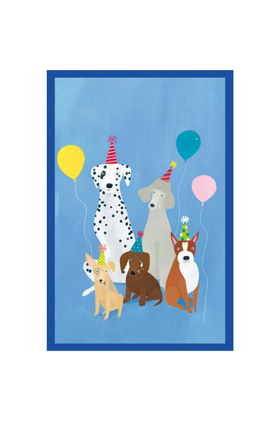 Hi Kami بطاقة عيد ميلاد على شكل كلب |   بطاقة ملاحظات هدية كرتونية لطيفة وبطاقة بريدية |   10x15 سم