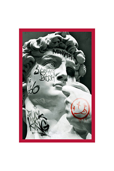 Hi Kami بطاقة هدية بتصميم منحوتة جرافيتي حديثة |   بطاقة بريدية لفن الشارع |   10x15 سم