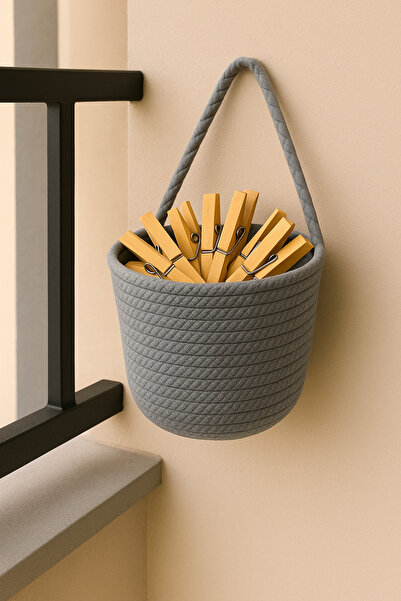 ÖRGÜM Καλάθι με μάνταλα Καλάθι πολλαπλών χρήσεων 15x15 cm ΟΙ ΜΑΝΤΑΛΕΣ ΔΕΝ ΠΕΡ...