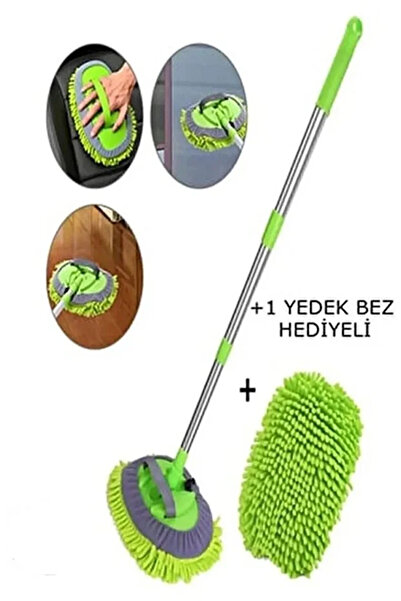 CN فرشاة تنظيف السيارات متعددة الوظائف مع قطعة قماش احتياطية هدية مجانية