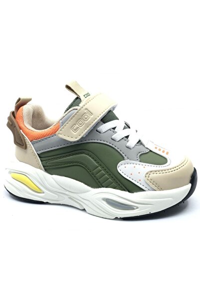 KOCAMANLAR Cool Toti-26 Orthopedic Children's Sports Shoes Khaki