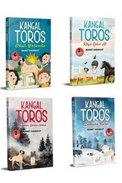 Genel Markalar Kangal Toros Serisi 2.Sınıf Okuma Seti 8-14 Yaş (4 Kitap Set)