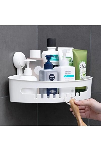 MARYALEX Raft De Dus, Etajera De Colt Pentru Baie, Depozitare, Organizator Bucatarie, Baie, Instalare Usoara