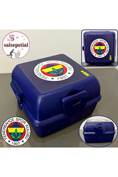 Salsepetial Fenerbahçe Lisanslı Beslenme Kutusu 4 Bölmeli Kilitli Okul Beslen...