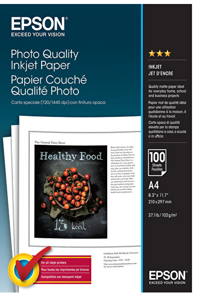 EPSON A4 102gram Fotoğraf Kalitesinde deskjet Kağıdı S041061
